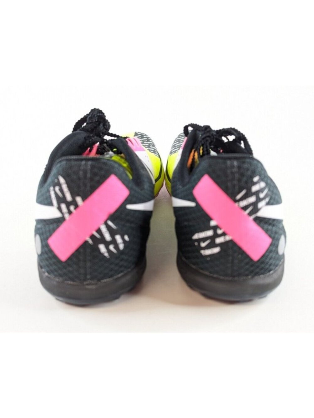 Nike Rival Waffle XC 6 Mens Size 10 Cross Country Shoes Volt Yellow Black Pink - Picture 7 of 9